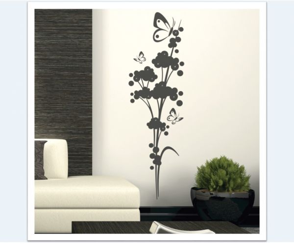 Wandtattoo Pflanzen Ornament - jap16 Wandtattoo Pflanzen Ornament - jap16