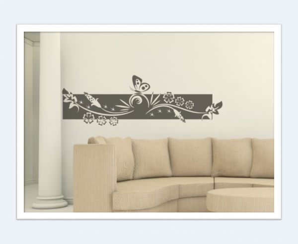 Wandtattoo Banner verziert - ban26 Wandtattoo Banner verziert - ban26