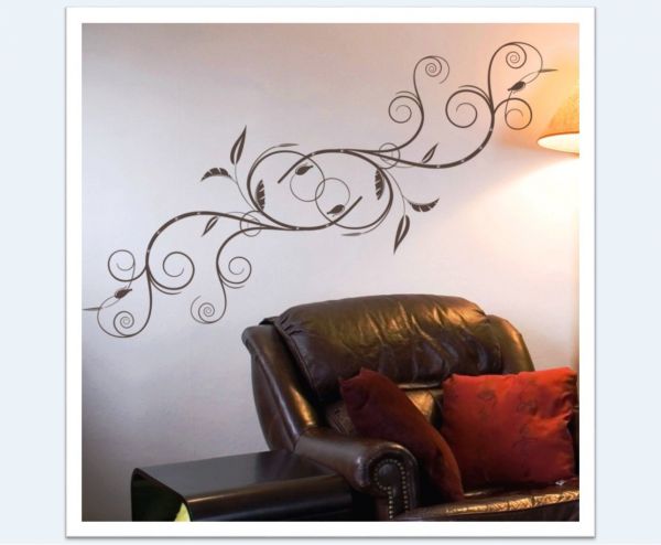 Wandtattoo Ranken Ornament - flomod02 Wandtattoo Ranken Ornament - flomod02