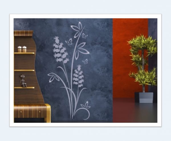 Wandtattoo Blumen Ornament - jap24 Wandtattoo Blumen Ornament - jap24