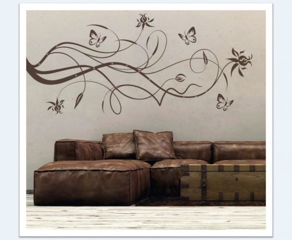 Wandtattoo Ranken Ornament - floral02 Wandtattoo Ranken Ornament - floral02